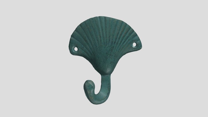 Shell Coat Hook 3D Model