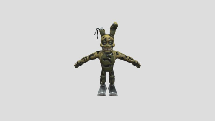Five Laps At Freddys's Spring Trap 3D Model
