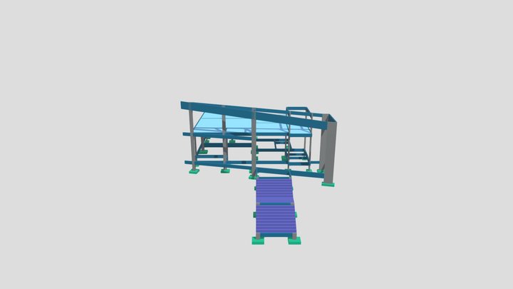 Estrutural Capela 3D Model
