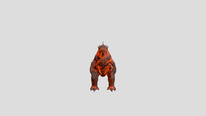call_of_duty_warzone_burning_godzilla 3D Model
