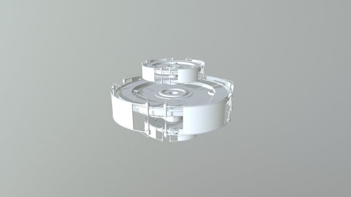 Screens Console Sci-Fi 3D Model