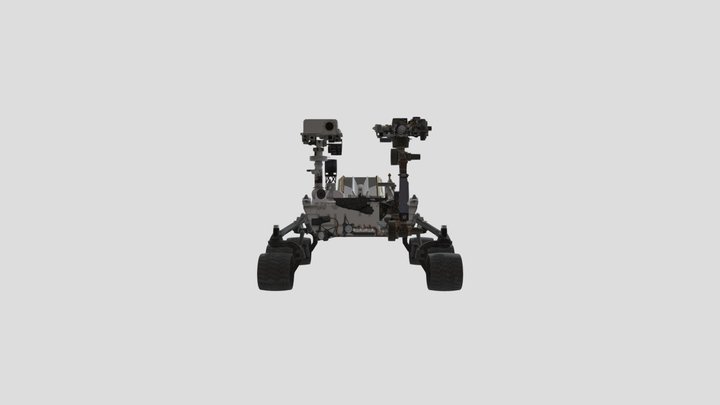 NASA Curiosity Mars Rover 3D Model