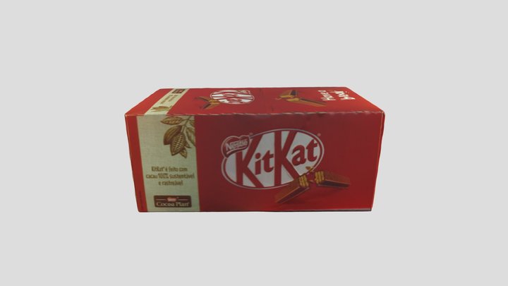 Nestle - (C) KitKat Box 3D Model