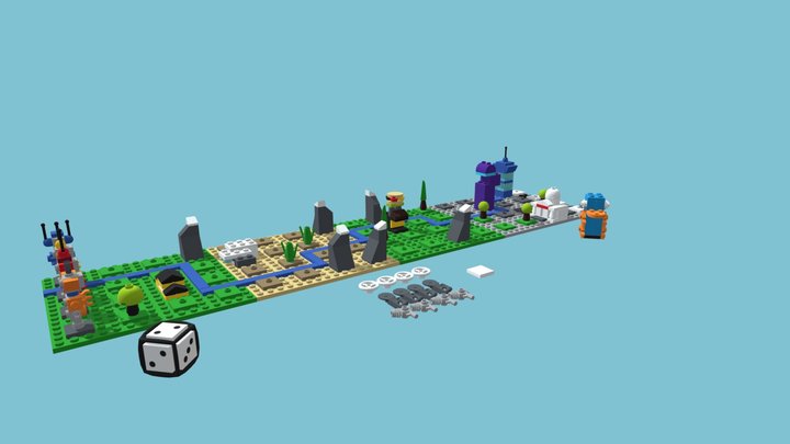 150th special - Phineas and ferb Lego board game