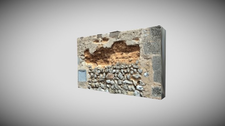 Old stone wall 3D Model