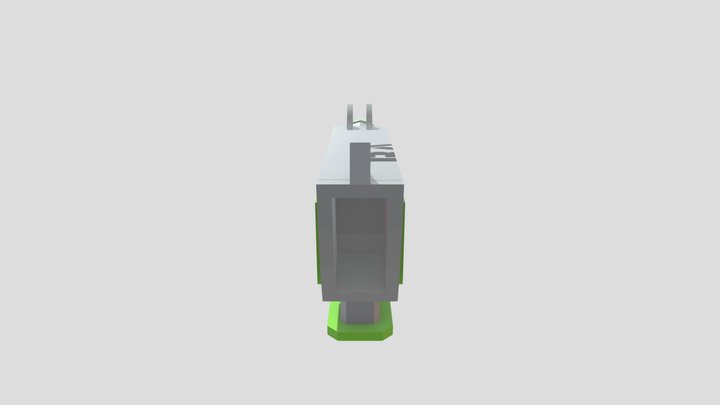 Gun green 3D Model