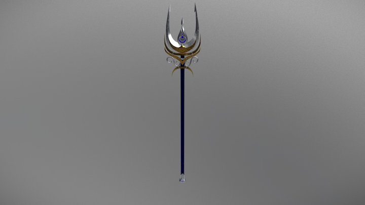 Moon Trident 3D Model