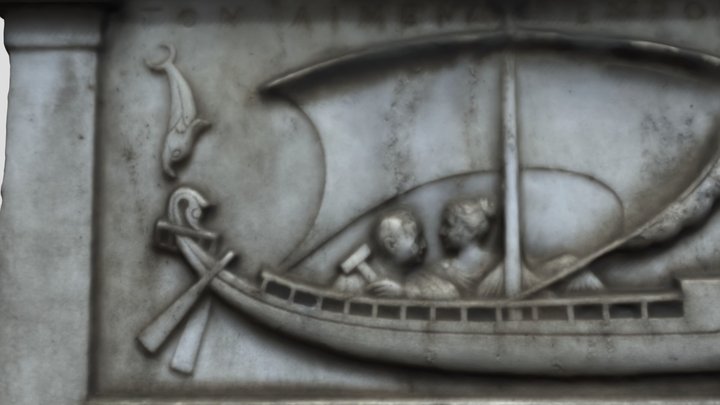 Tombstone of Gorham Phillips Stevens 3D Model