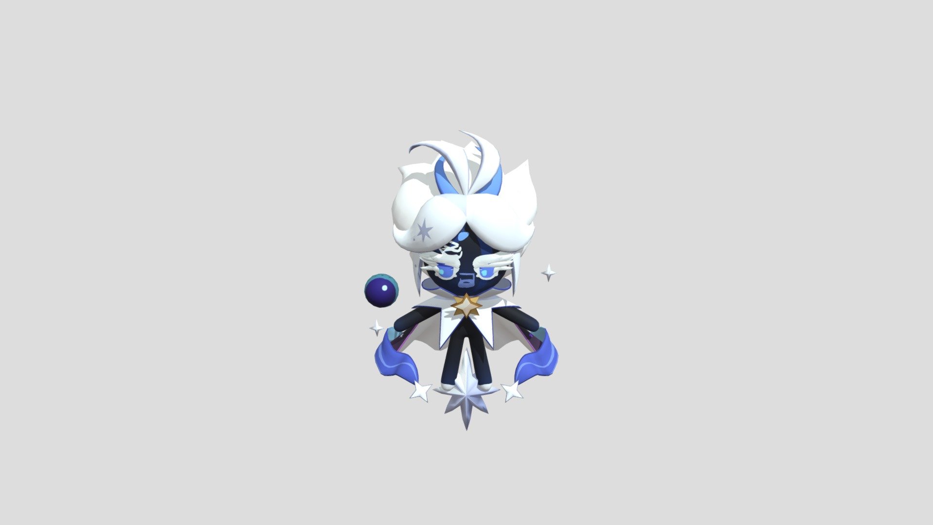 Stardust Cookie (Rigged) — Sketchfab embed 3D viewer