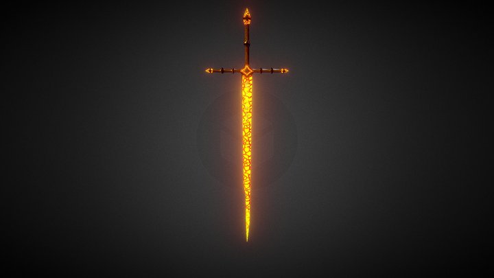 Devil's Sword 3D Model