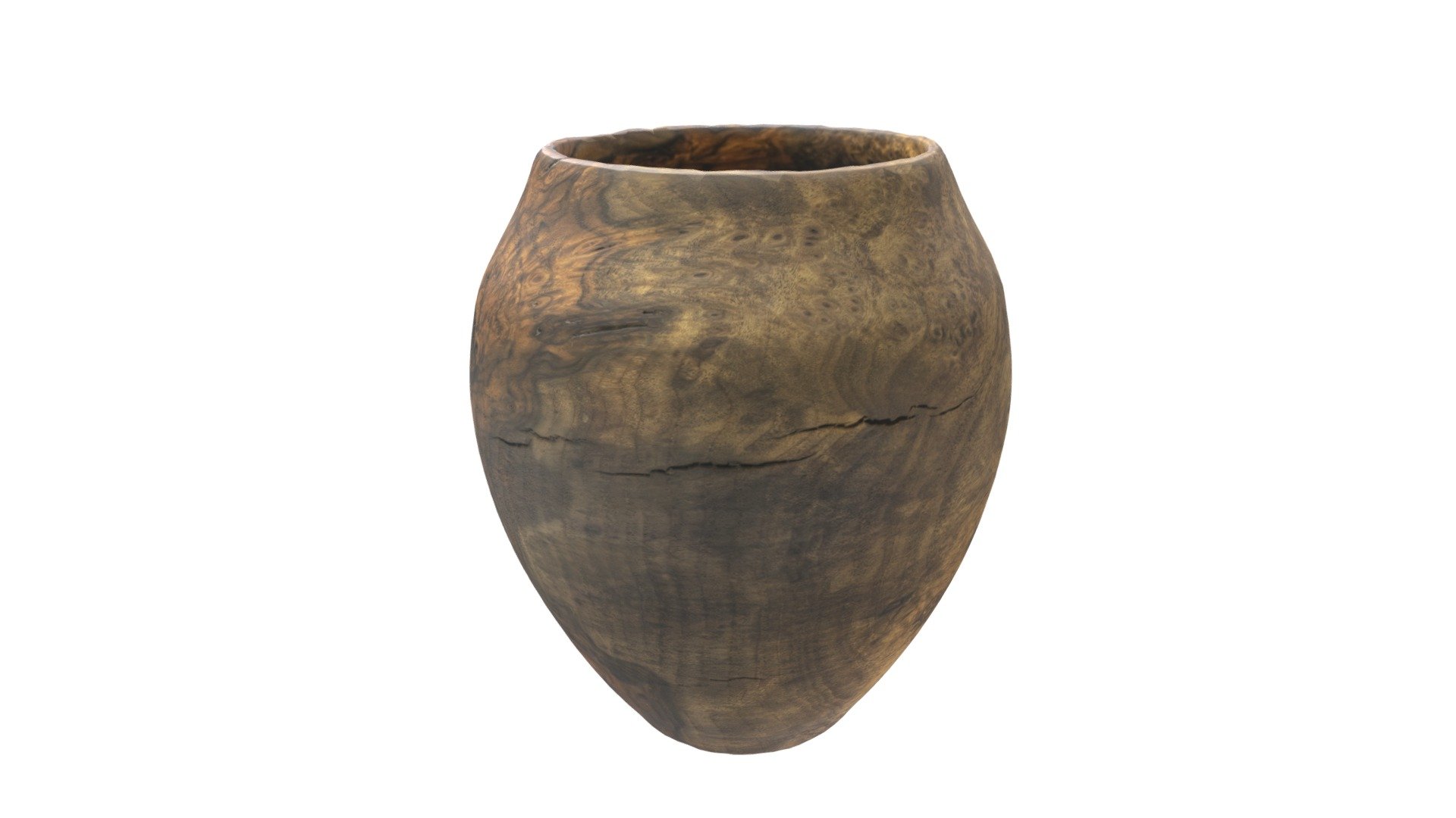 Wooden Vase