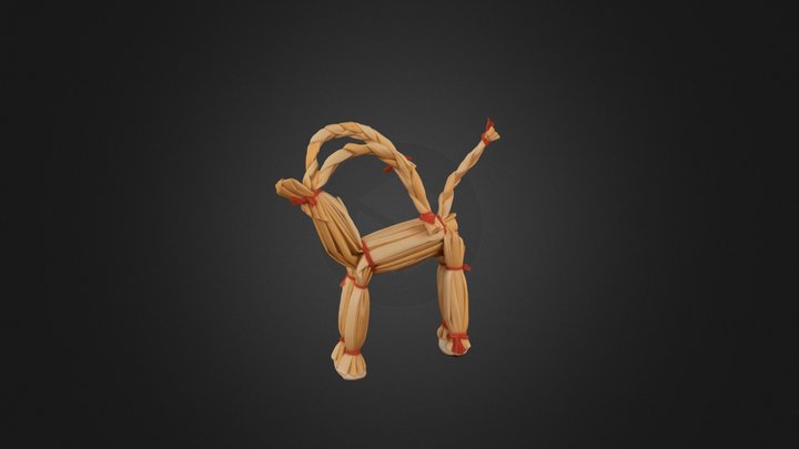 Straw buck 3D Model