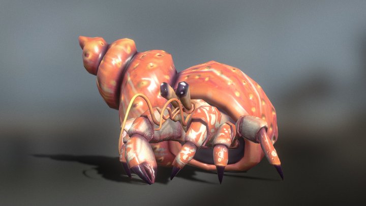 Hermit Crab – Kostenloses 3D-Modell STL
