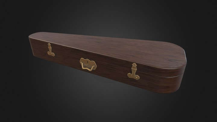 Violin Case 3D Model