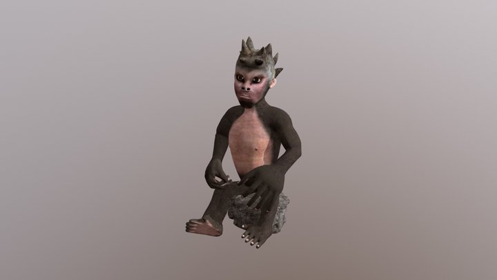 Monkey Boy 3D Model