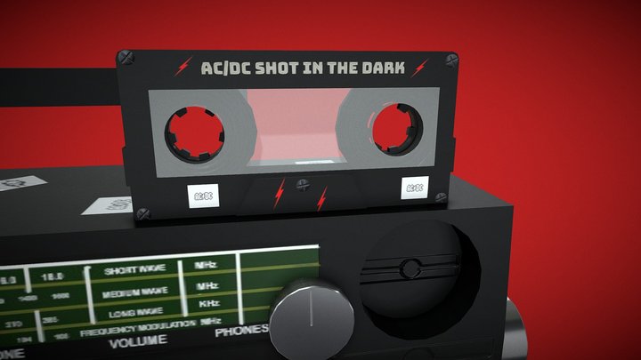 Contronium Boombox 3D Model