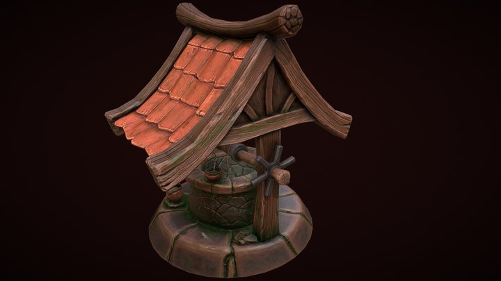 Vintage Well 3D Model