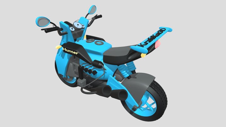 Updated MOTo sport Bike – Modello 3D gratuito STL
