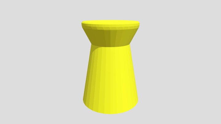 Stool (Yellow) – Modello 3D gratuito STL