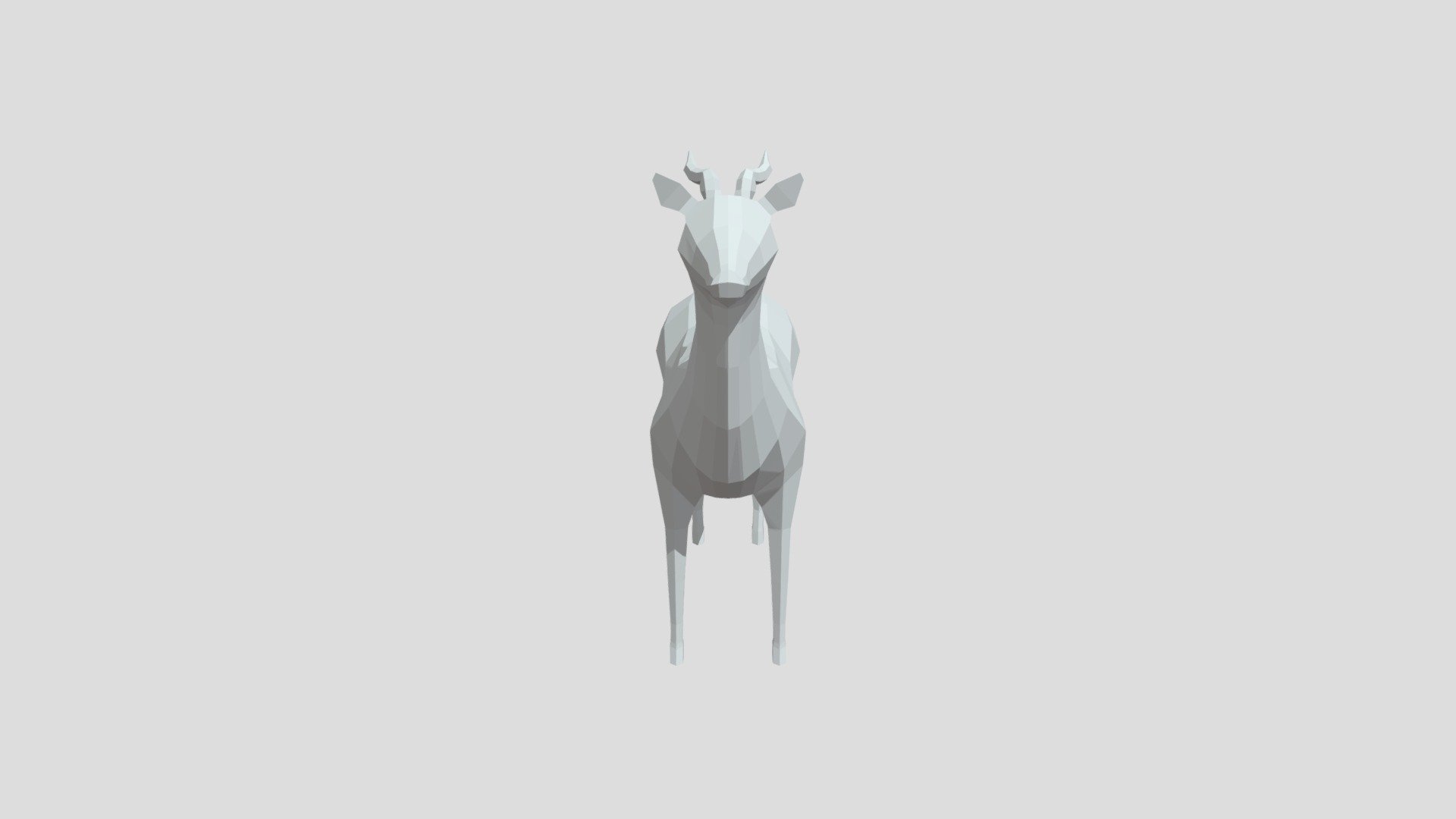 Gazelle from Poly by Google