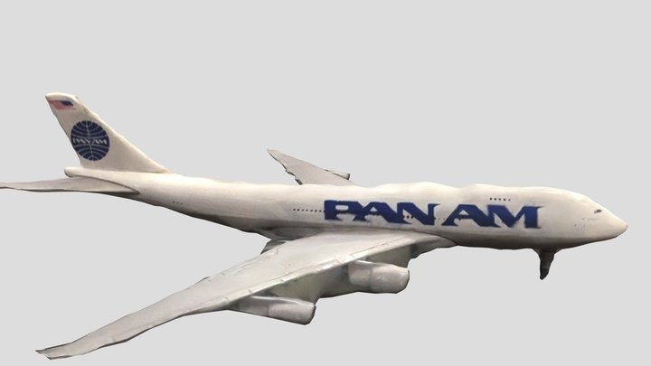 Debora_Araujo_Boeing 747-400 PAN AM PanAm 3D Model
