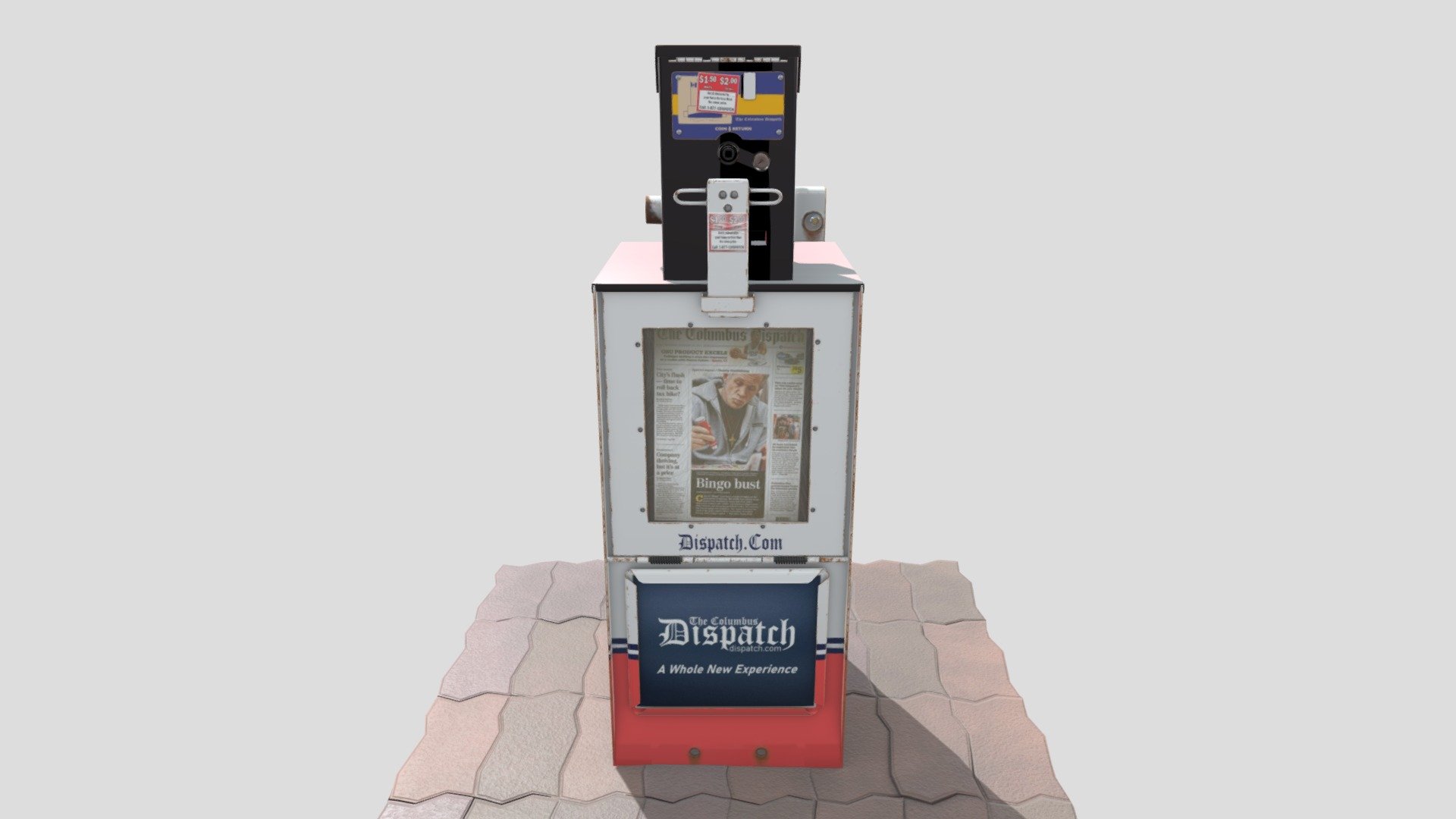 Columbus Newsbox Design - 3D model by xrobb25 [a2ca16f] - Sketchfab