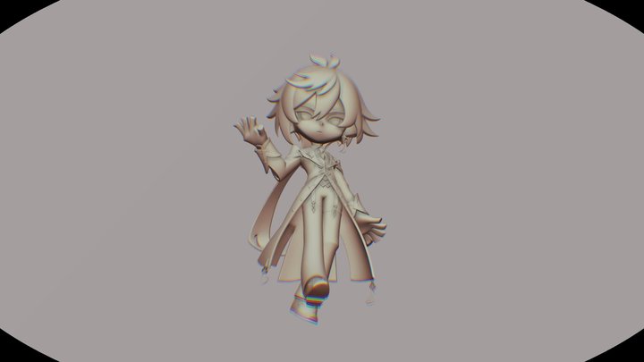 Zhongli Stylized - Genshin Impact 3D Print Model