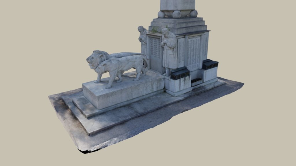 Heldendenkmal Korneuburg — Sketchfab embed 3D viewer