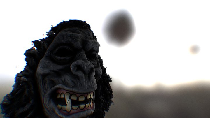 Gorilla Mask photogrammetry 3D Model