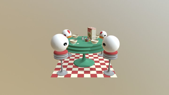 Chicken Chex Soup 3D Model