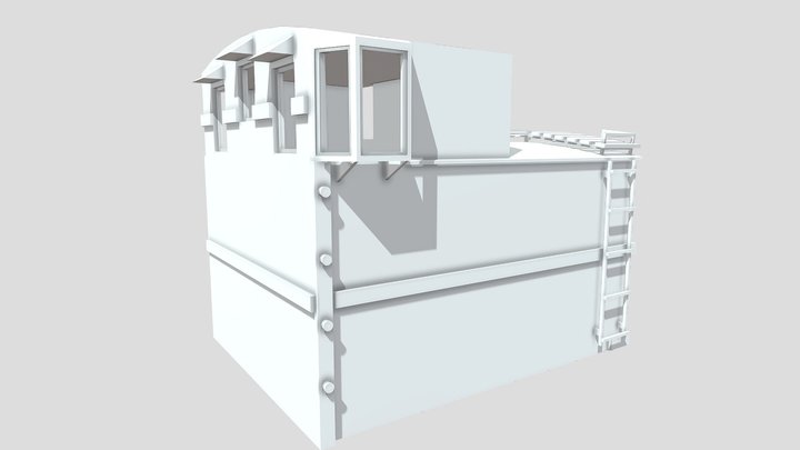 Body Box For Flanger Freight. 3D Model