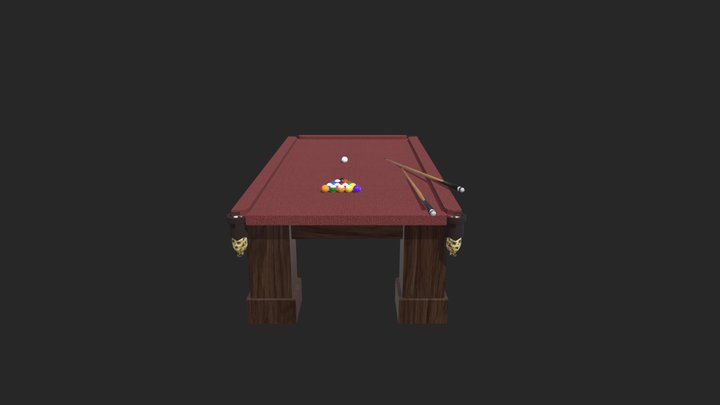 Pooltable_02 3D Model
