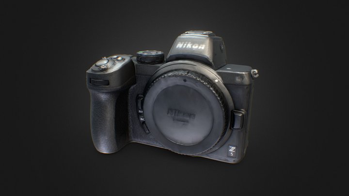 Nikon Z5 Mirrorless Camera 3D Model