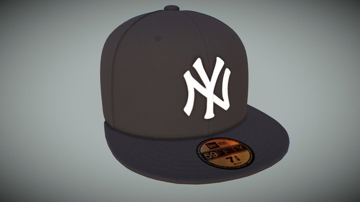 New York Yankees 59FIFTY Fitted Cap 3D Model