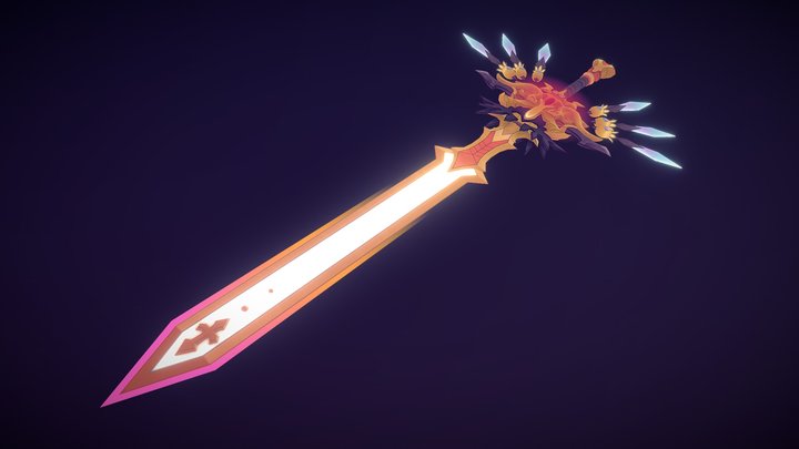 Lightforged Sword 3D Model