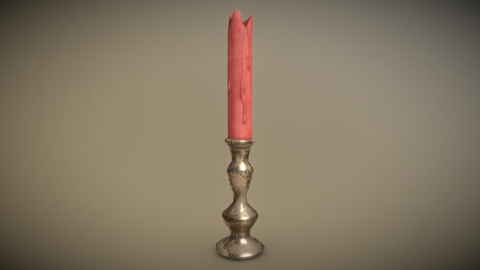 Black Magic candlestick