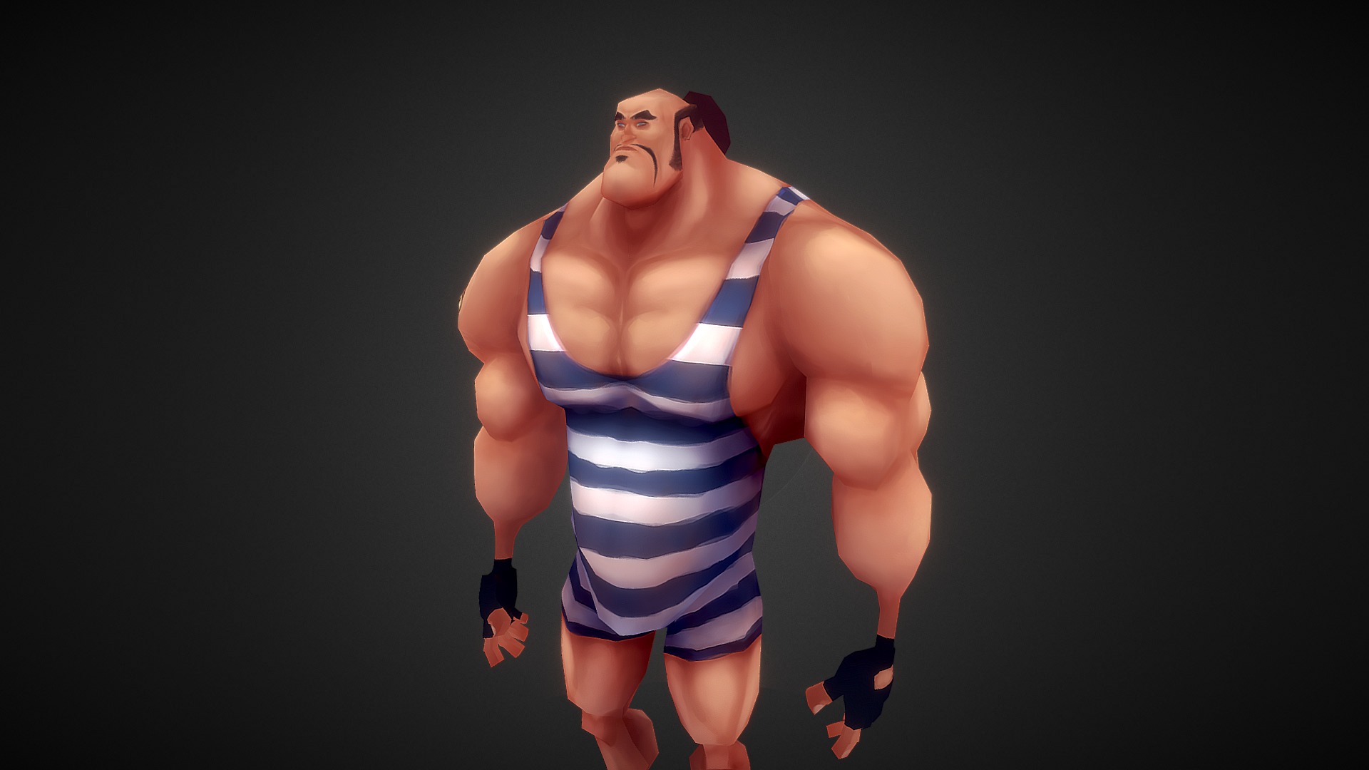 Strongman (JGcount) - 3D model by Vinnie D'Cruz (@morques) [a2cec24 ...
