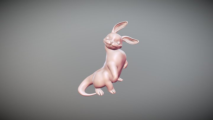 Rabbit Monster 3D Model