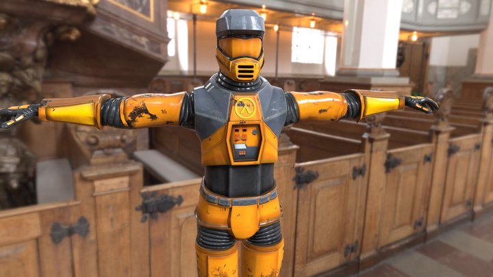 HEV Suit (Hunt Down The Freeman) 3D Model