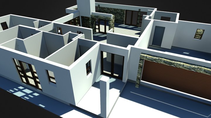 House PlanA_01 3D Model