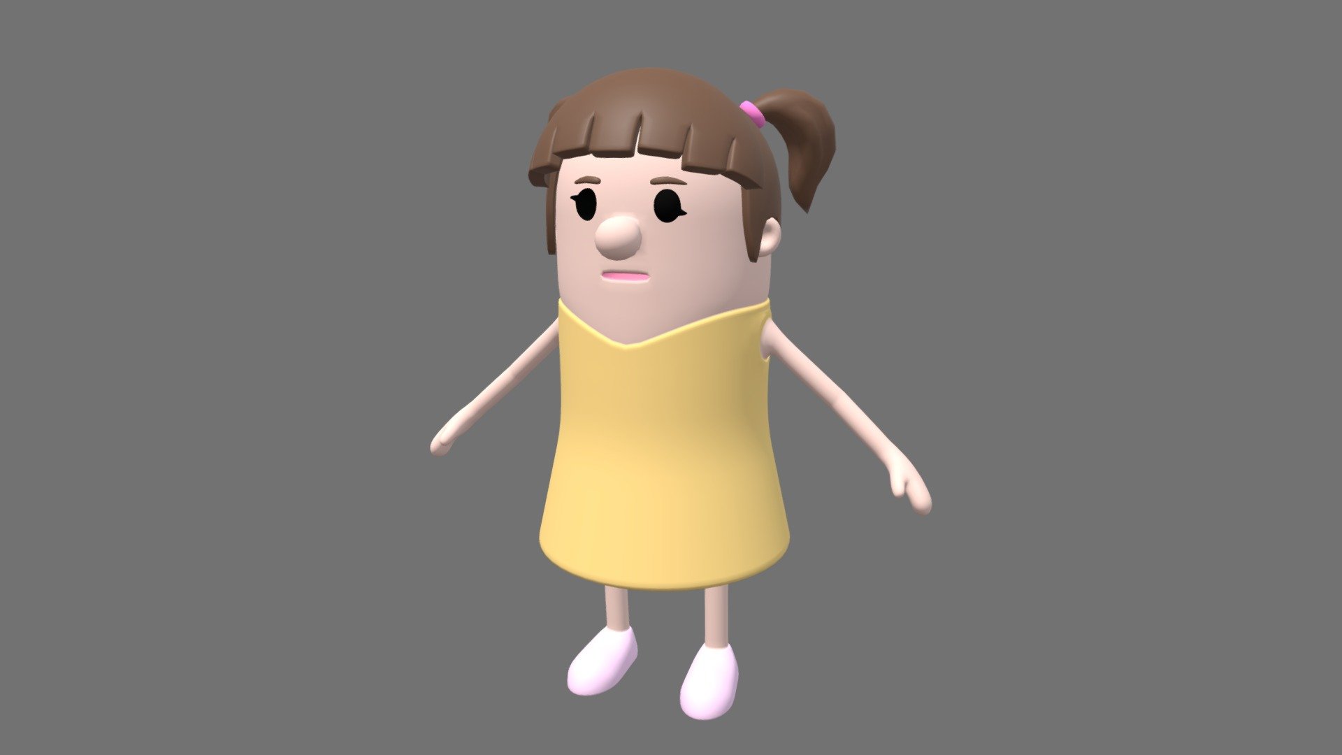 Girl Character Buy Royalty Free 3d Model By Bariacg [a2d0216] Sketchfab Store