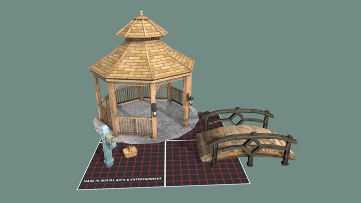 DAE 5 Finished props - Grandma's House 3D Model