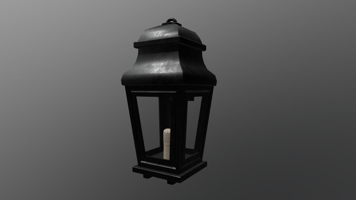 OPTIMIZED MEDIEVAL LANTERN 3D Model