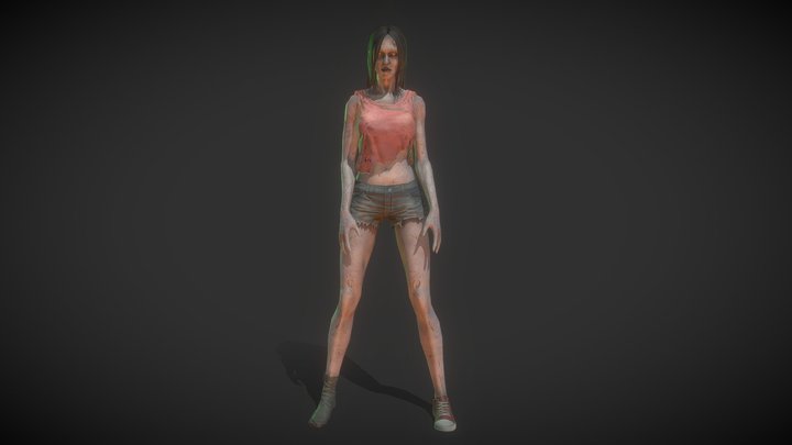 Zombie 3 3D Model