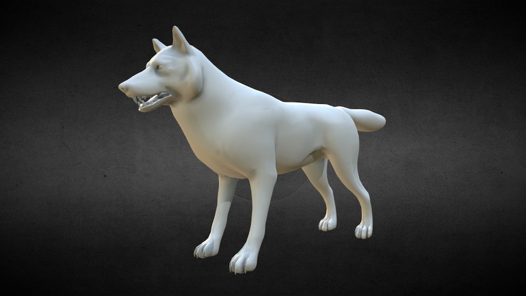 Wolf Low Poly Model - Free Download