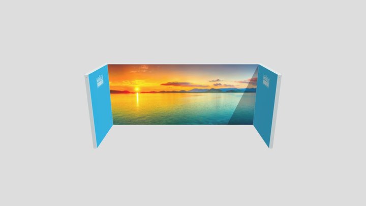 10x20 Booth 3D Model