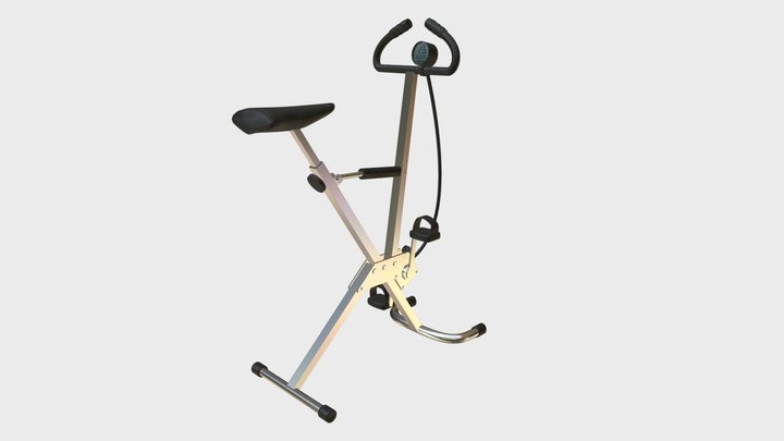 Gym equipment cyclette 3D Model