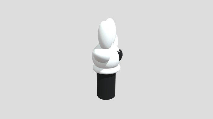 Mickey Mouse Clubhouse Glove Balloon 3D Model