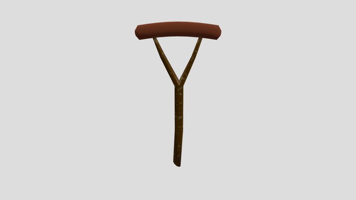 Sausage on a stick 3D Model