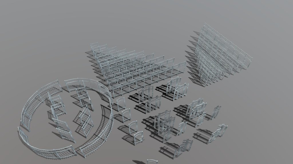 Aluminium Fences 57 Modular Parts